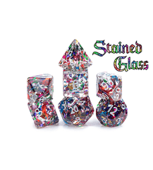 Inclusion Dice - Stained Glass